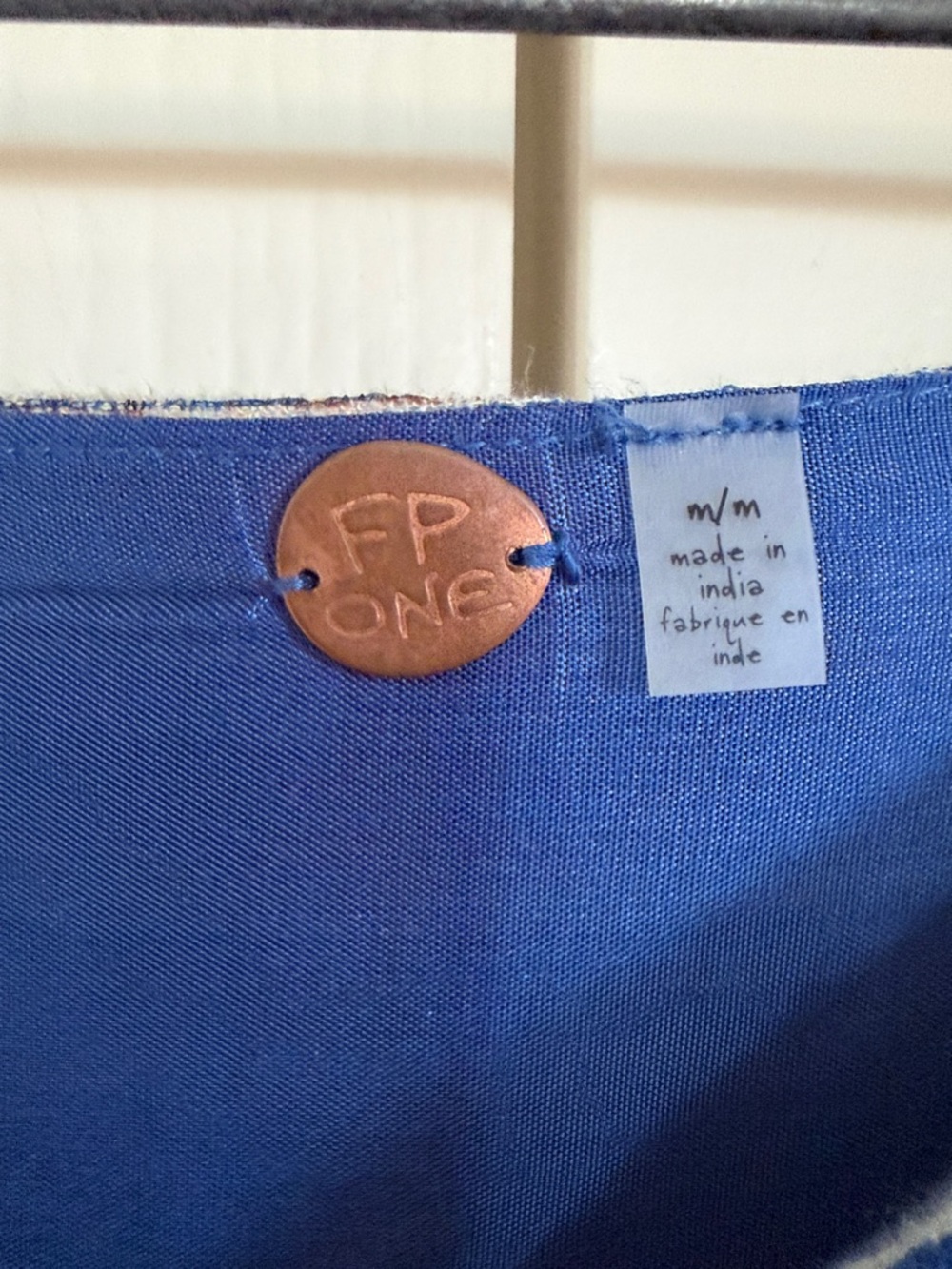 Striped Blue High-Low Tie-Waist Maxi Skirt - Picture 3 of 3